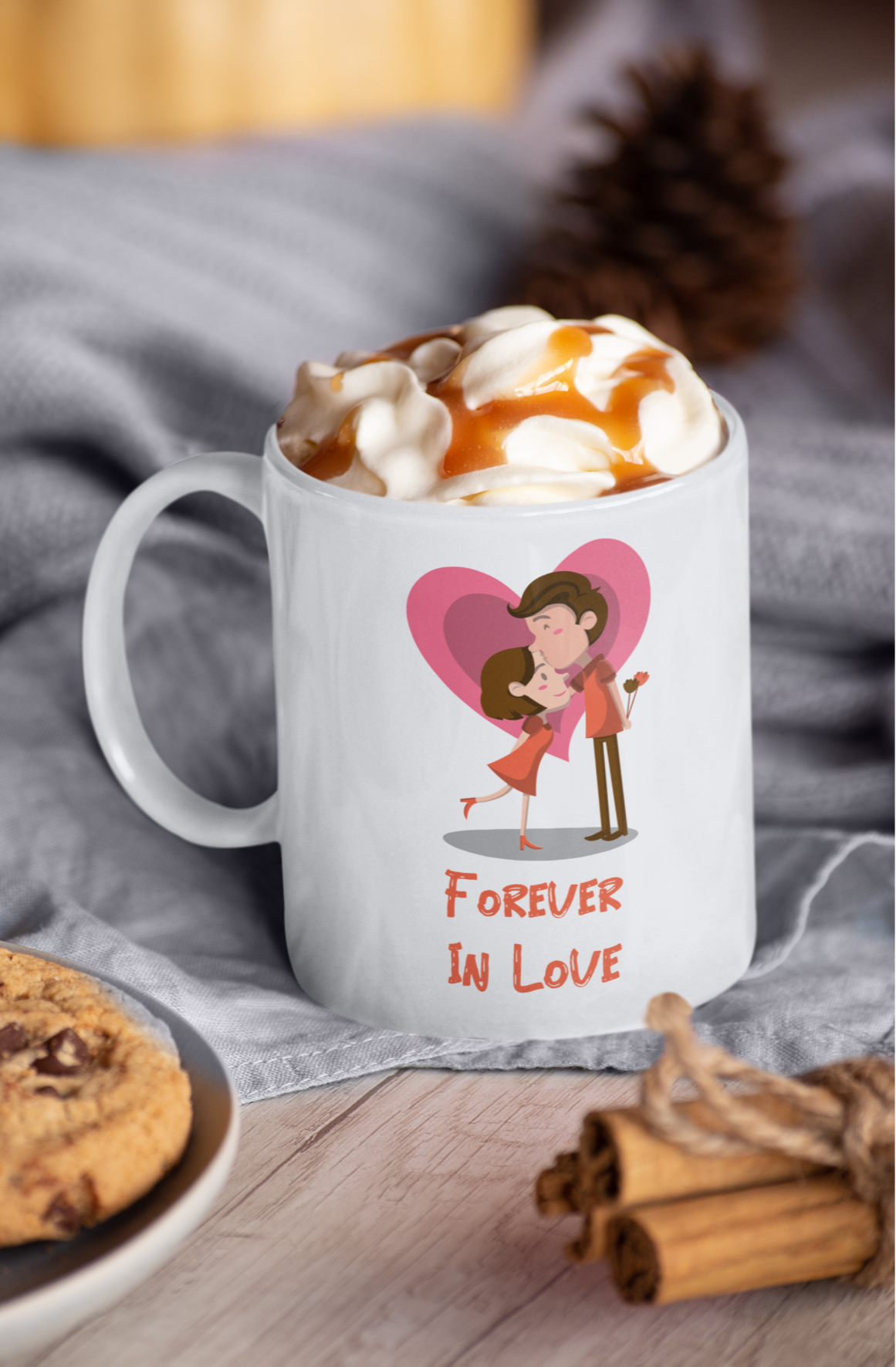 Forever in Love White Coffee Mug