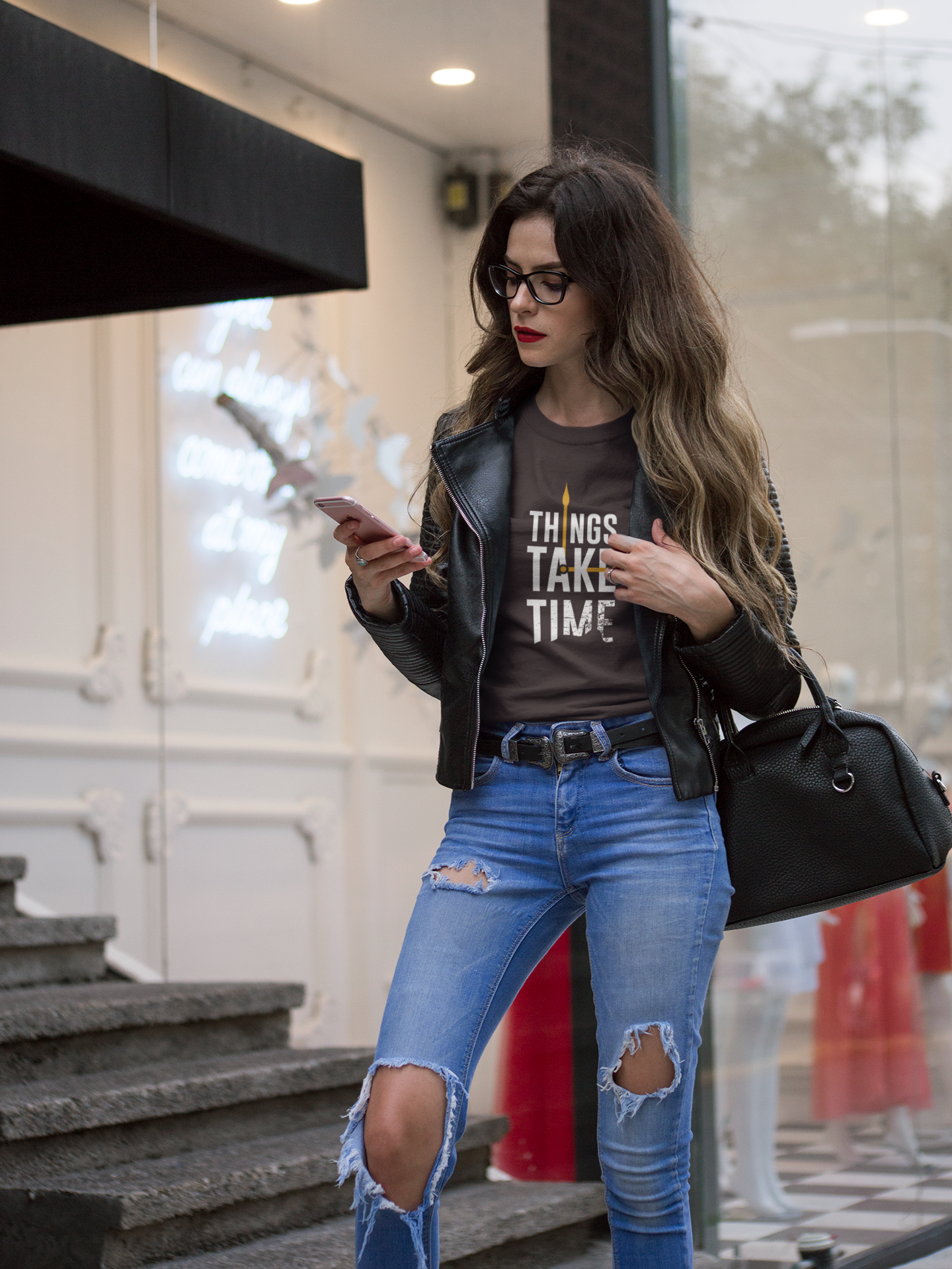 'Things Take Time' Unisex Classic Fit T-Shirt