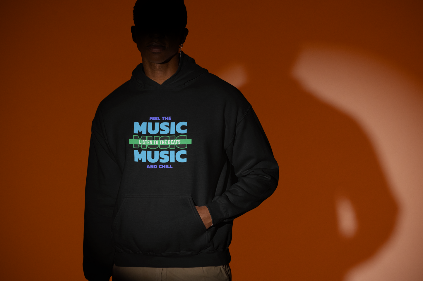 Music Lovers Unisex Hoodie - Black