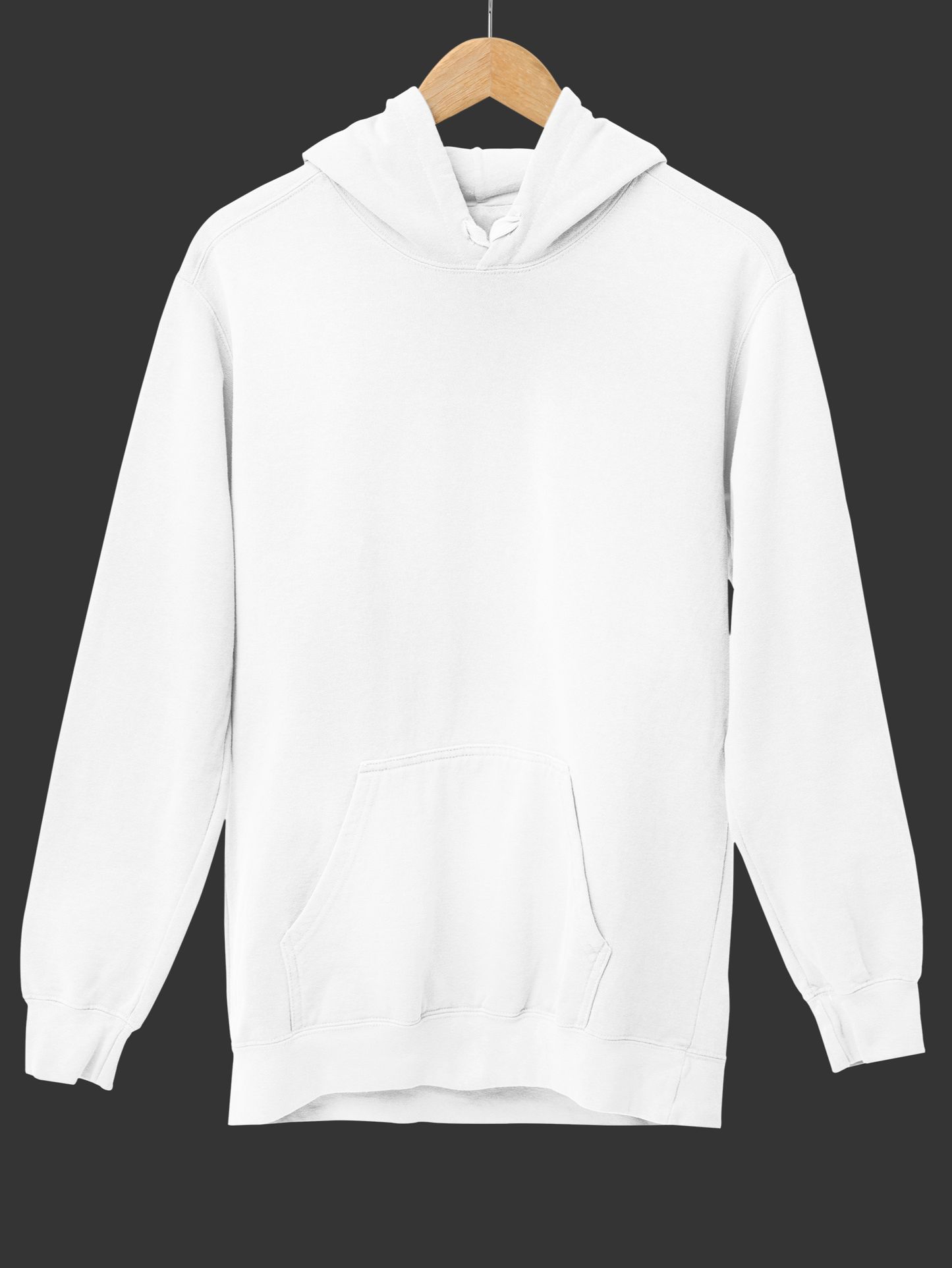 Cooli Minimalistic Unisex Hoodie - White