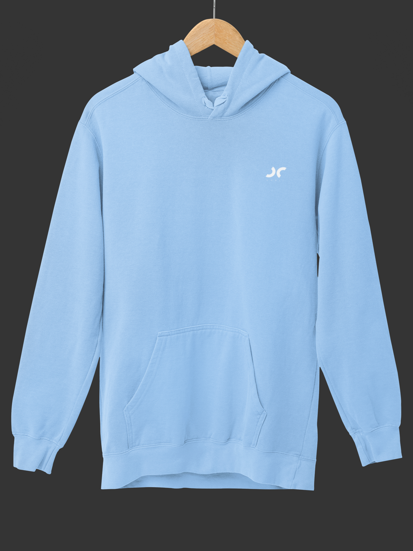 Cooli Minimalistic Unisex Hoodie - Baby Blue