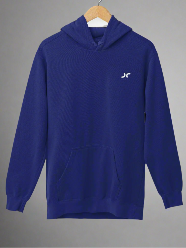 Cooli Minimalistic Unisex Hoodie - Royal Blue
