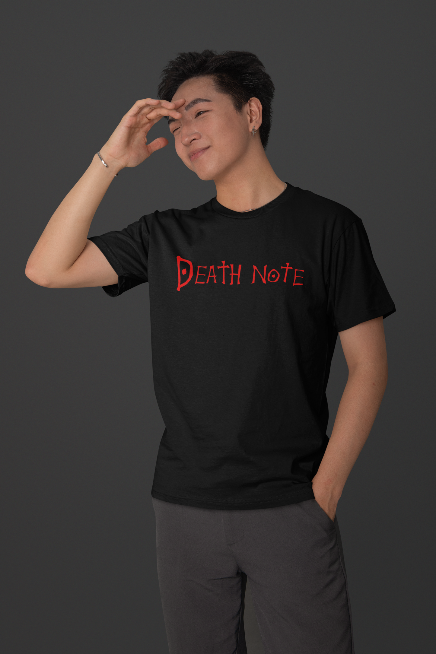 'Death Note' Oversized Unisex Anime T-Shirt - Black