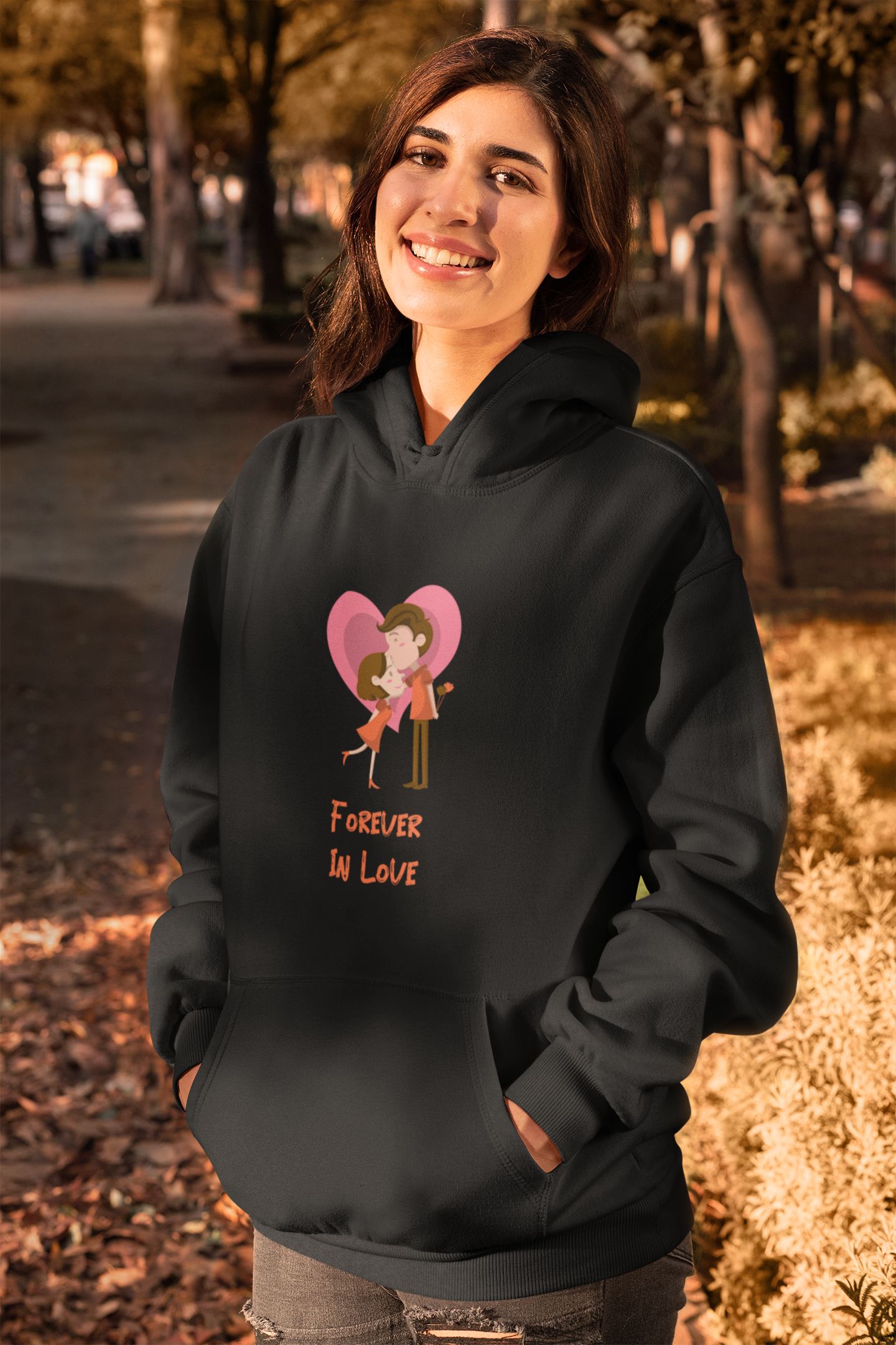 Forever in Love Unisex Hoodie