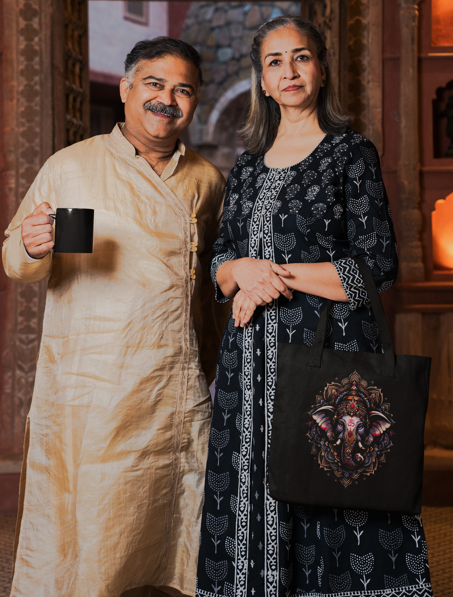 'Sri Ganesh' Aesthetic Tote Bag