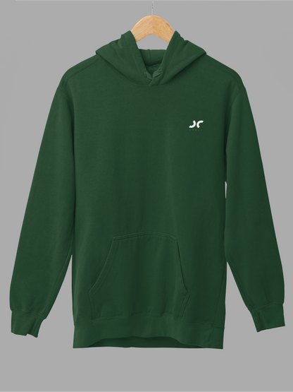 Cooli Minimalistic Unisex Hoodie - Bottle Green