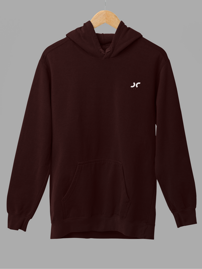 Cooli Minimalistic Unisex Hoodie - Maroon