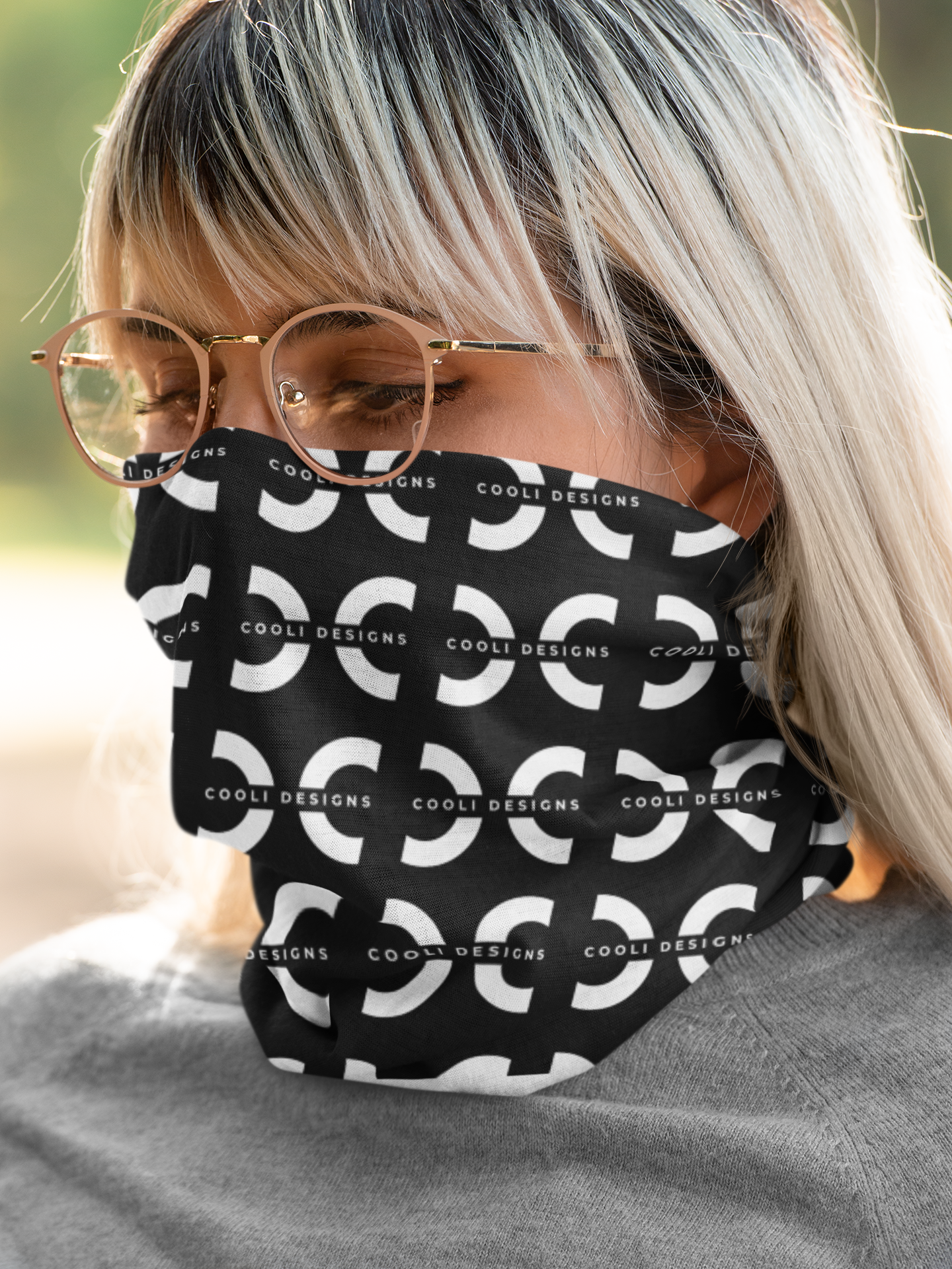 Cooli Designs Face Bandana
